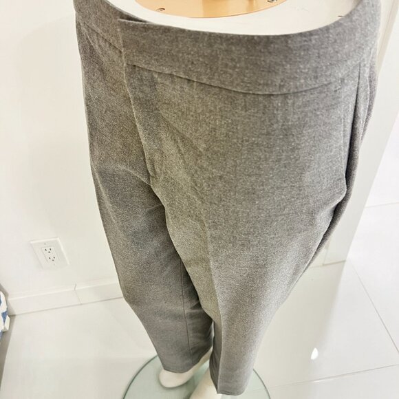 ZARA BASIC Light Gray Flannel Trouser/Pants SZ L - Picture 3 of 7